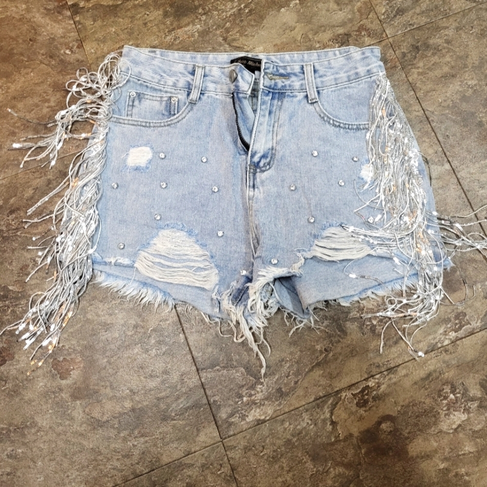 Bling/Fringe Shorts